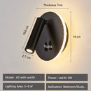 Axyaa USB Wall Wash LED Bed Light with Adjustable Spotlight