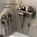 Axyaa Metal Toothbrush Holder and Toothpaste Organizer Wall-Mounted Storage Box