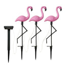 Axyaa Flamingo Solar Stake Lights for Garden - Outdoor Lawn Decorations and Ornaments