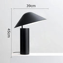 Axyaa LED Table Lamp: Minimalist Black Nordic Design for Bedroom Study Desk
