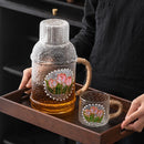 Axyaa Retro Glass Cold Kettle High Temperature Resistant Large-capacity Teapot