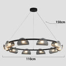 Axyaa Modern LED Pendant Chandeliers for Living & Dining Room Lighting