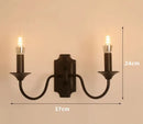 Axyaa Black Farmhouse Chandelier Industrial Rustic Kitchen Island Pendant Light