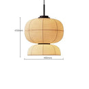 Axyaa Vintage Fabric Lantern Pendant Lights for Home Dining Room