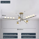 Axyaa Magic Bean Pendant Light: Luxury Nordic Style Chandelier for Home Decor
