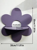 Axyaa Flower Wall Shelf: Cute Nursery Decor, Floating Display Stand for Kids' Room