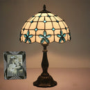 Axyaa Tiffany Lilac Flower Table Lamp - Stained Glass Art Decor