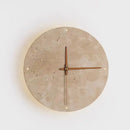 Axyaa Round Yellow Stone Wall Light, Wabi Sabi Style Home Decor for Bedroom & Living Room