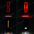 Axyaa LED Tail Lamps for Isuzu D-Max Pickup: Rear Running Brake Turn Signal Lights