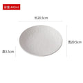 Axyaa Matte Ceramic Stone Pattern Serving Plate Dish Kitchen Tableware