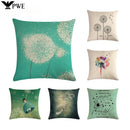 Axyaa Linen Pillowcase: Soft Printed Cover for Sofa, Car, or Home Décor