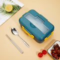 Axyaa Kids Bento Box 3-Compartment Microwavable Lunch Container for School, Picnic & Travel