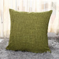 Axyaa Solid Color Linen Throw Pillow Cover - Modern Home Decor Pillowcase