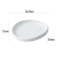 Axyaa Solid Color Salad Plate Set: Creative Tableware in Irregular Shape for Restaurant & Kitchen