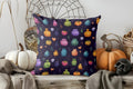 Stained Glass Halloween Ghost Pillow Cover by Axyaa