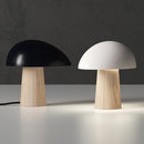 Axyaa Mushroom Shaped LED Table Lamp for Bedroom Hotel Bedside, Modern Design, Indoor Decor