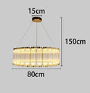 Axyaa LED Chandeliers for Modern Living Room Ceiling Lighting