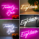 Axyaa LED Neon Sign Indoor Wall Lights Party Decoration Warm White