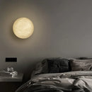 Axyaa Marble Copper Wall Lamp Round Modern Luxury LED Light