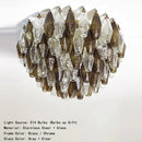 Axyaa Glass LED Ceiling Light Plafonnier Lustre Luxury Home Decor Bedroom Lighting