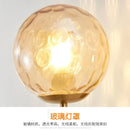 Axyaa Gold Modern Glass Ball LED Wall Sconce for Living Bedroom Decor