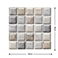 Axyaa Thicker Marble 12"x12" Self-Adhesive Tile Backsplash - Pack of 10/20