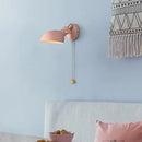 Axyaa Macaron Nordic Iron Wall Lamp | Rotatable LED Light for Home Decor