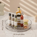 360° Rotating Spice Rack & Cosmetic Storage Tray - Axyaa
