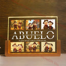 Axyaa Custom 3D Acrylic Lamp with Photo Text Night Light Gift