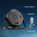 Axyaa 216W RGBW Par Lights - Ultra Bright Stage Lighting for Events and Parties