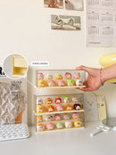 Axyaa Acrylic Dolls Display Box for Small Action Figures and LEGO Storage