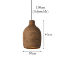 Axyaa Wabi-sabi Chandelier: Nordic Design LED Pendant Light for Dining Room, Foyer, Bedside