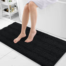 Axyaa Chenille Bath Mat - Absorbent & Non-Slip Plush Shaggy Bathroom Rug