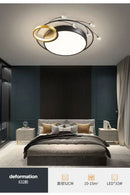 Axyaa Crystal Circle Ceiling Chandelier LED Lighting for Living Room Bedroom