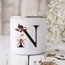 Enamel Creative Coffee Cups Vintage Design by Axyaa