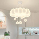 Axyaa Modern Donuts Chandelier Light Remote Control Dimming