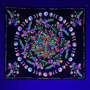 Axyaa Fluorescent Tapestry: Astronaut UV Wall Hanging for Independent Room Aesthetics