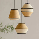 Axya Rattan Pendant Light for Country Kitchen Dining Space