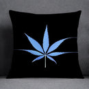 Axyaa Green Leaf Theme Pillowcase - Decorative Polyester Home Decoration 45*45cm