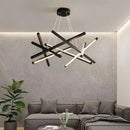 Axyaa Geometric Rotating Branch Chandelier for Nordic Living Room Hall Bedroom