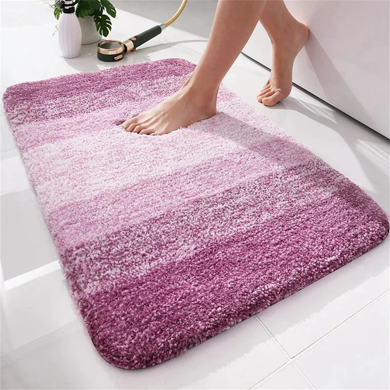 Axyaa Soft Absorbent Door Mat 3D Non-Slip Bathroom Carpet