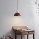 Axyaa LED Bedroom Pendant Lamp - Chinese Style Retro & Quiet Homestay Lighting