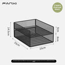 Axyaa Desktop Metal File Rack & Book Stand for Office Organization