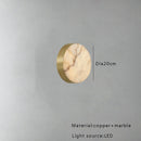 Axyaa Luxury Marble Ceiling Lamp Black Gold Modern Home Decor