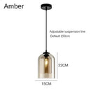 Modern Double Glass Wall Lamp by Axyaa - Nordic Design for Home, Restaurant, Bedroom, Staircase