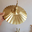 Axyaa Copper LED Pendant Light for Modern Living Spaces