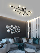 Axyaa Vintage Iron Bedroom Ceiling Light, E27 Bulb Living Room Fixture