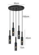 Axyaa LED Pendant Chandeliers for Modern Living and Dining Room Lighting