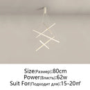 Axyaa LED Chandelier for Stair Hall Bedroom Room, Modern Indoor Lighting Fixture