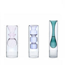 Axya Stained Glass Double Glass Vase Hydroponic Flower Device Home Decor